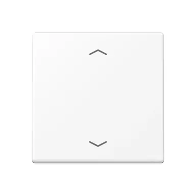 JUNG A 1700 BFP WWM knop met pijlsymbolen tbv elektronische jaloezieactor A-range sneeuwwit mat