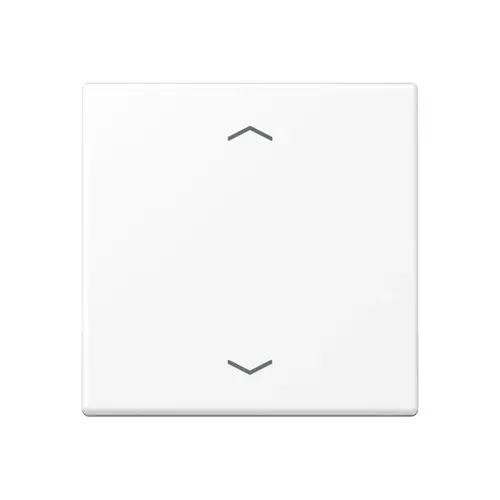 JUNG A 1700 BFP WWM knop met pijlsymbolen tbv elektronische jaloezieactor A-range sneeuwwit mat
