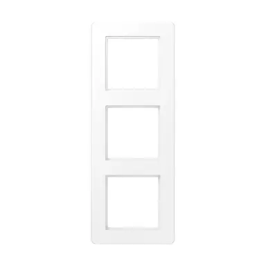 JUNG AF 583 BF WWM afdekraam 3-voudig A Flow sneeuwwit mat