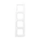 JUNG AF 584 BF WWM afdekraam 4-voudig A Flow sneeuwwit mat