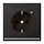 JUNG AL 1520-O D LNW wandcontactdoos randaarde Safety+ met LED-orientatieverlichting LS990 dark gelakt aluminium