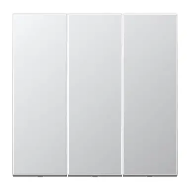JUNG AL 993 schakelwip drievoudig LS990 aluminium