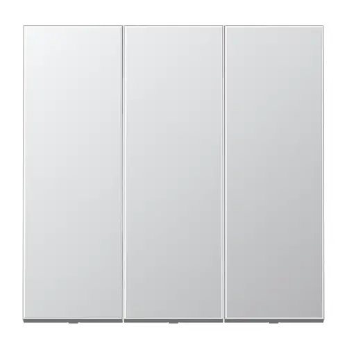 JUNG AL 993 schakelwip drievoudig LS990 aluminium