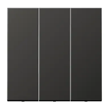 JUNG AL 993 AN schakelwip drievoudig LS990 antraciet gelakt aluminium