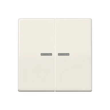 JUNG AS 102 KO5 schakelwip 2-voudig met controlevenster voor HOME draadloze schakelaar AS500 creme