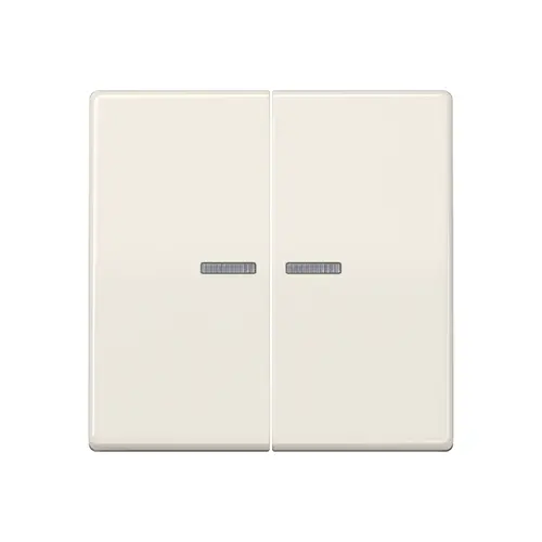 JUNG AS 102 KO5 schakelwip 2-voudig met controlevenster voor HOME draadloze schakelaar AS500 creme