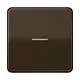 JUNG CD 101 KO5 BR schakelwip met controlevenster voor HOME draadloze schakelaar CD500 bruin