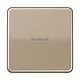 JUNG CD 101 KO5 GB schakelwip met controlevenster voor HOME draadloze schakelaar CD500 goud brons