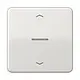 JUNG CD 101 KO5P LG schakelwip met controlevenster en pijlsymbolen voor HOME draadloze schakelaar CD500 lichtgrijs
