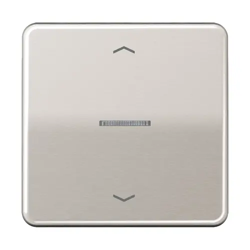 JUNG CD 101 KO5P PT schakelwip met controlevenster en pijlsymbolen voor HOME draadloze schakelaar CD500 platina