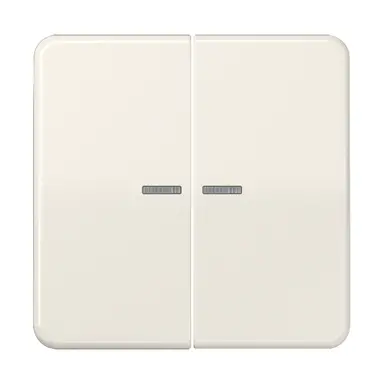 JUNG CD 102 KO5 schakelwip 2-voudig met controlevenster voor HOME draadloze schakelaar CD500 creme