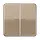 JUNG CD 102 KO5 GB schakelwip 2-voudig met controlevenster voor HOME draadloze schakelaar CD500 goud brons