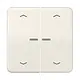 JUNG CD 102 KO5P schakelwip 2-voudig met controlevenster en pijlsymbolen voor HOME draadloze schakelaar CD500 creme