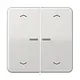 JUNG CD 102 KO5P LG schakelwip 2-voudig met controlevenster en pijlsymbolen voor HOME draadloze schakelaar CD500 lichtgrijs