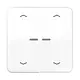 JUNG CD 102 KO5P WW schakelwip 2-voudig met controlevenster en pijlsymbolen voor HOME draadloze schakelaar CD500 alpine wit
