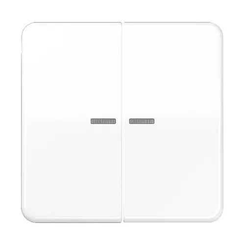 JUNG CD 102 KO5 WW schakelwip 2-voudig met controlevenster voor HOME draadloze schakelaar CD500 alpine wit