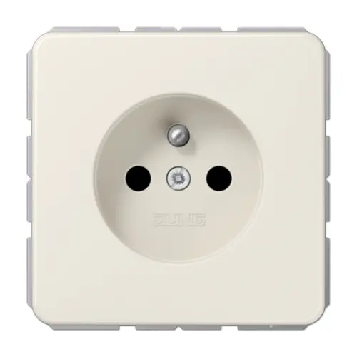 JUNG CD 1520 FKI wandcontactdoos penaarde Safety+ CD500 creme