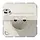 JUNG CD 1520 NNAKLSL wandcontactdoos randaarde Safety+ klapdeksel tekstvenster slot CD500 creme