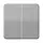 JUNG CD 1702 GR dimmerknop 2-voudig serietastdimmer CD500 grijs