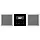 JUNG DAB AL2 smart radio DAB+ set met 2 luidsprekers LS990 aluminium
