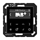 JUNG DAB A SW smart radio DAB+ zonder luidspreker A-range zwart glans