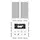 JUNG DAB CD1 WW smart radio DAB+ set met 1 luidspreker CD500 alpine wit