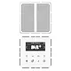 JUNG DAB CD1 WW smart radio DAB+ set met 1 luidspreker CD500 alpine wit
