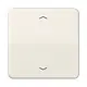 JUNG CD 1700 P knop met pijlsymbolen tbv elektronische jaloezieactor CD500 creme