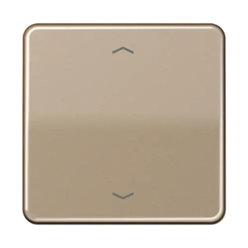 JUNG CD 1700 P GB knop met pijlsymbolen tbv elektronische jaloezieactor CD500 goud brons