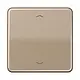 JUNG CD 1700 P GB knop met pijlsymbolen tbv elektronische jaloezieactor CD500 goud brons