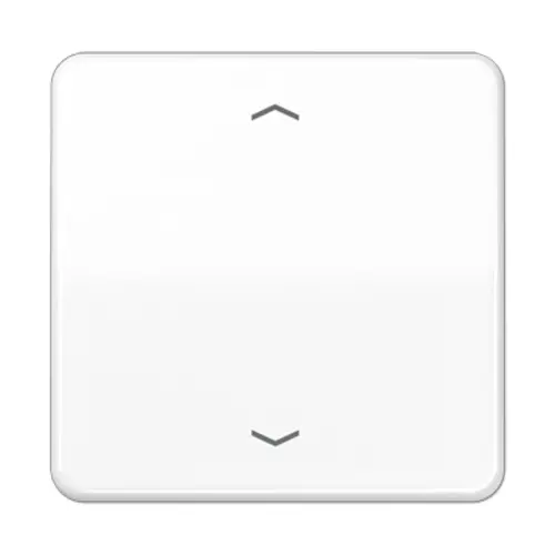 JUNG CD 1700 P WW knop met pijlsymbolen tbv elektronische jaloezieactor CD500 alpine wit