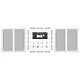 JUNG DAB CD2 WW smart radio DAB+ set met 2 luidsprekers CD500 alpine wit