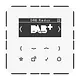 JUNG DAB CD WW smart radio DAB+ zonder luidspreker CD500 alpine wit