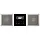 JUNG DAB ES2 smart radio DAB+ set met 2 luidsprekers LS990 edelstaal