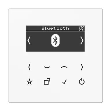 JUNG DAB LS BT WW smart radio DAB+ Bluetooth zonder luidspreker LS990 alpine wit