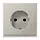 JUNG ES 1520-O LNW wandcontactdoos randaarde Safety+ met LED-orientatieverlichting LS990 edelstaal