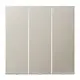 JUNG ES 993 schakelwip drievoudig LS990 edelstaal