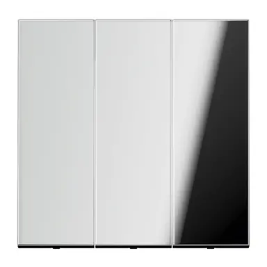 JUNG GCR 993 schakelwip drievoudig LS990 glanzend chroom