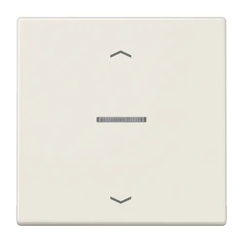JUNG LS 101 KO5P schakelwip met controlevenster en pijlsymbolen voor HOME draadloze schakelaar LS990 creme