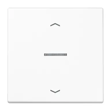 JUNG LS 101 KO5P WW schakelwip met controlevenster en pijlsymbolen voor HOME draadloze schakelaar LS990 alpine wit