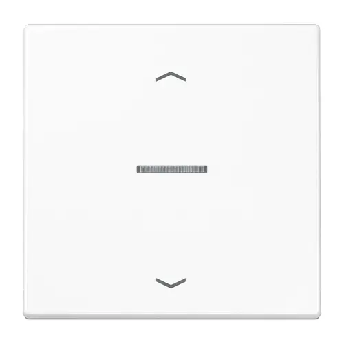 JUNG LS 101 KO5P WW schakelwip met controlevenster en pijlsymbolen voor HOME draadloze schakelaar LS990 alpine wit