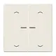 JUNG LS 102 KO5P schakelwip 2-voudig met controlevenster en pijlsymbolen voor HOME draadloze schakelaar LS990 creme