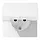 JUNG LS 1520 NBFKIKL WWM wandcontactdoos randaarde Safety+ met klapdeksel LS990 sneeuwwit mat