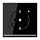 JUNG LS 1520-O SW LNW wandcontactdoos randaarde Safety+ met LED-orientatieverlichting LS990 zwart