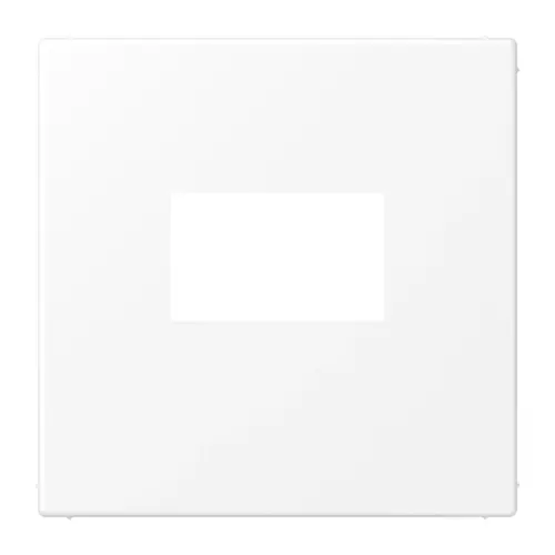 JUNG LS 1969 USB WWM centraalplaat USB-lader met klikbevestiging LS990 sneeuwwit mat