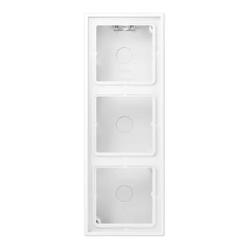 JUNG LS 583 A WWM opbouwbak 3-voudig LS990 sneeuwwit mat