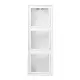 JUNG LS 583 A WWM opbouwbak 3-voudig LS990 sneeuwwit mat