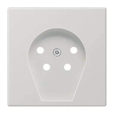 JUNG LS 961 TF LG centraalplaat telefoon 4-polig LS990 lichtgrijs