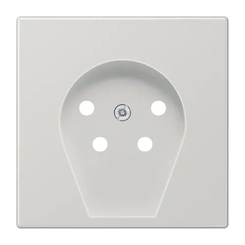 JUNG LS 961 TF LG centraalplaat telefoon 4-polig LS990 lichtgrijs