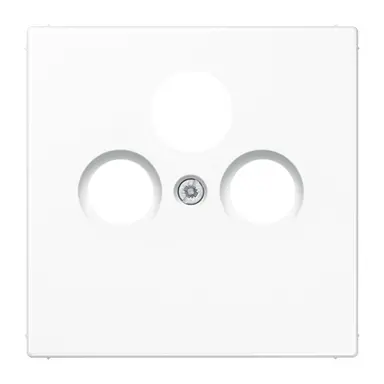 JUNG LS 990 SAT WWM centraalplaat coax/sat LS990 sneeuwwit mat